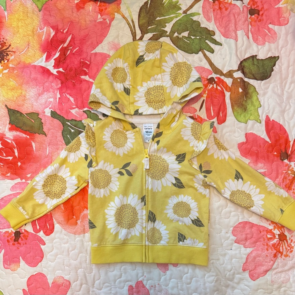 Sunflower Yellow Hoodie (2 for sale separately)
